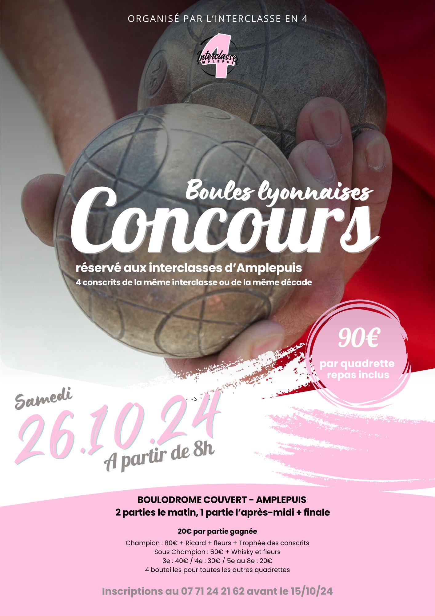 You are currently viewing Concours de boules lyonnaises réservé aux interclasses d’Amplepuis